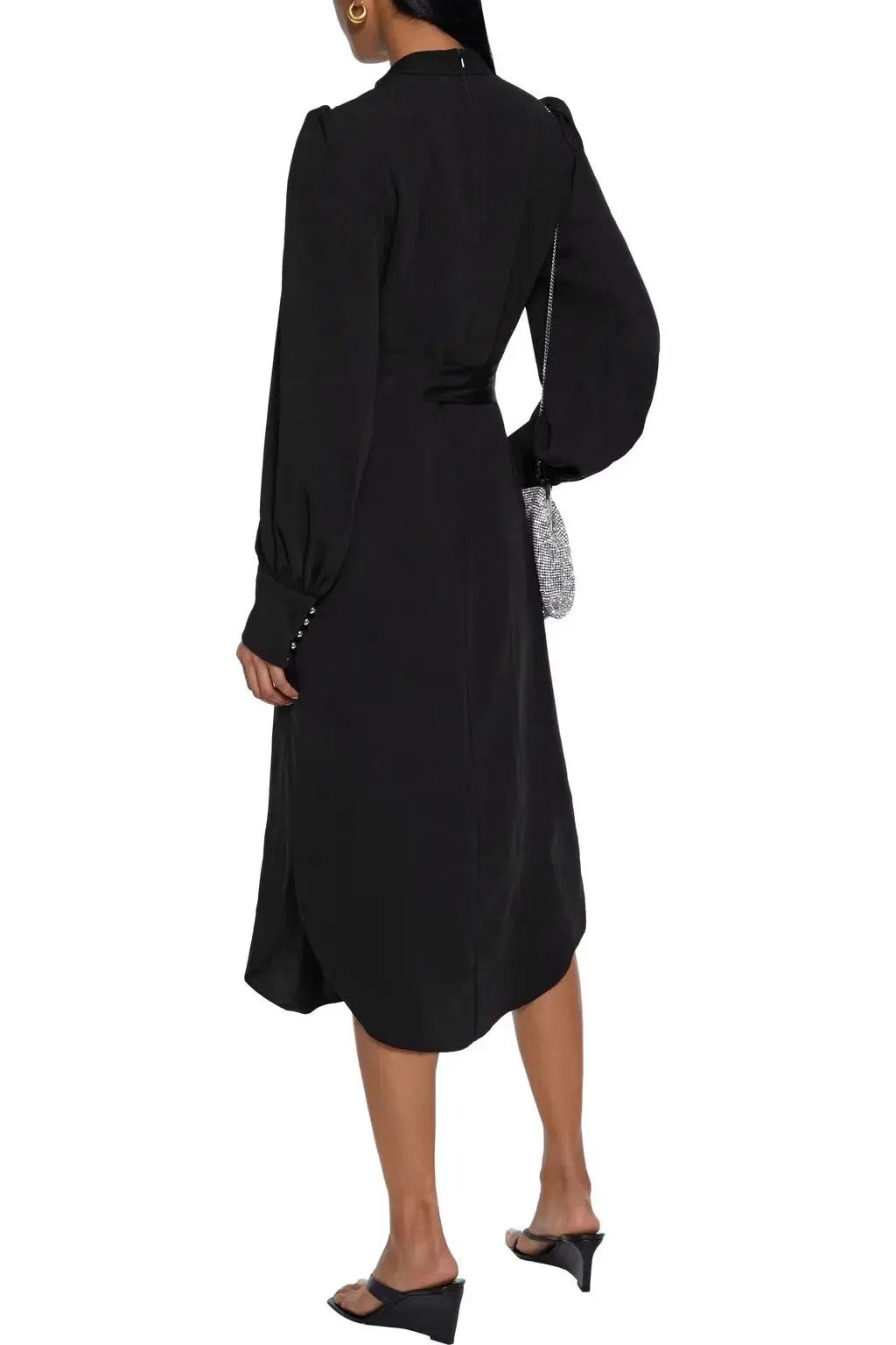 Zimmermann Espionage Chain Dress Black Size 2/Au 12 photo 2