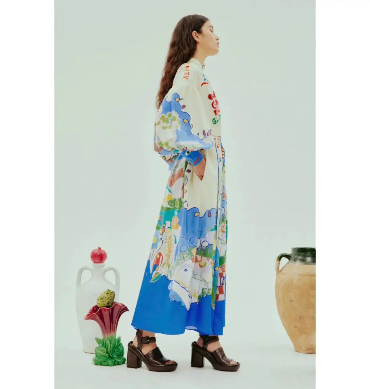 Alemais Nadia Shirtdress Multi Size AU 14 photo 2