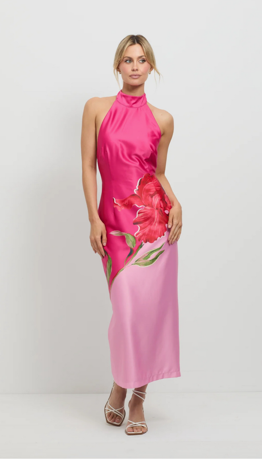 Pasduchas Pompom Halter Midi Dress photo 2
