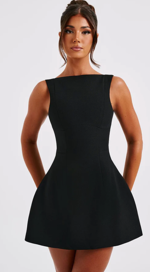 ALANA MINI DRESS BLACK photo 5