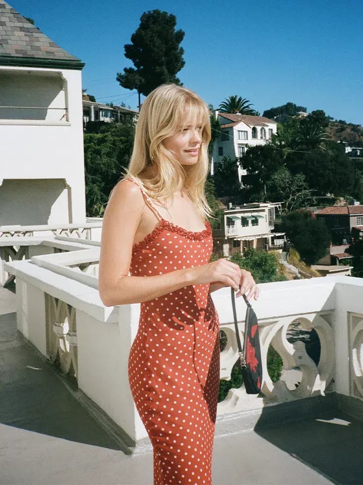 Realisation Par The Esmé Maxi Dress Rouge Spot Size 10 photo 7
