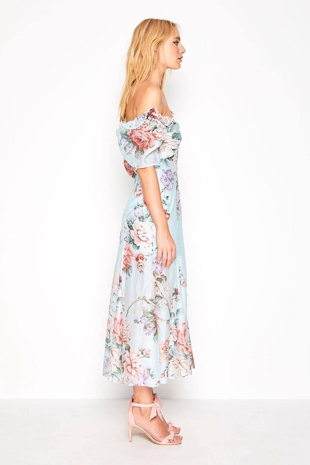 Alice Mccall Send Me A Postcard Off Shoulder Size 8 photo 3