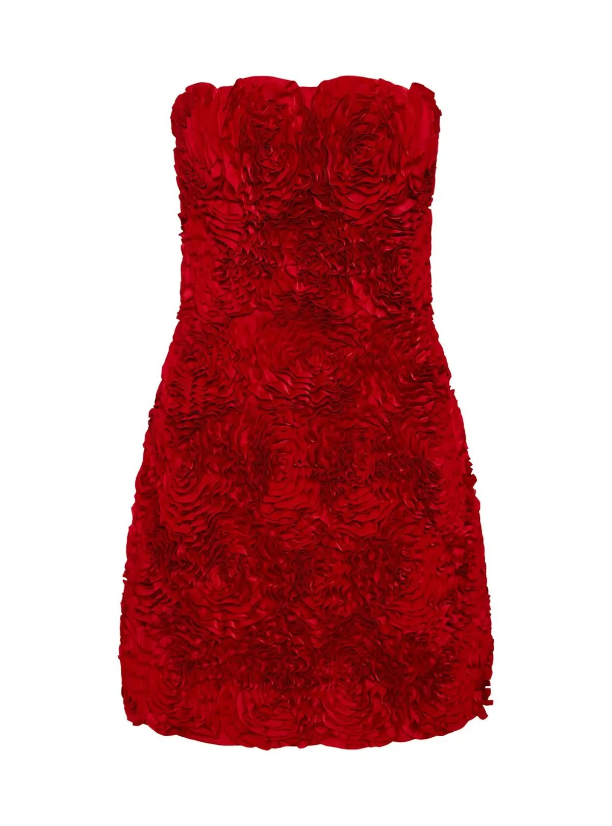 Aje Gazer Rosette Mini Dress Scarlet Red Size AU 6 photo 5