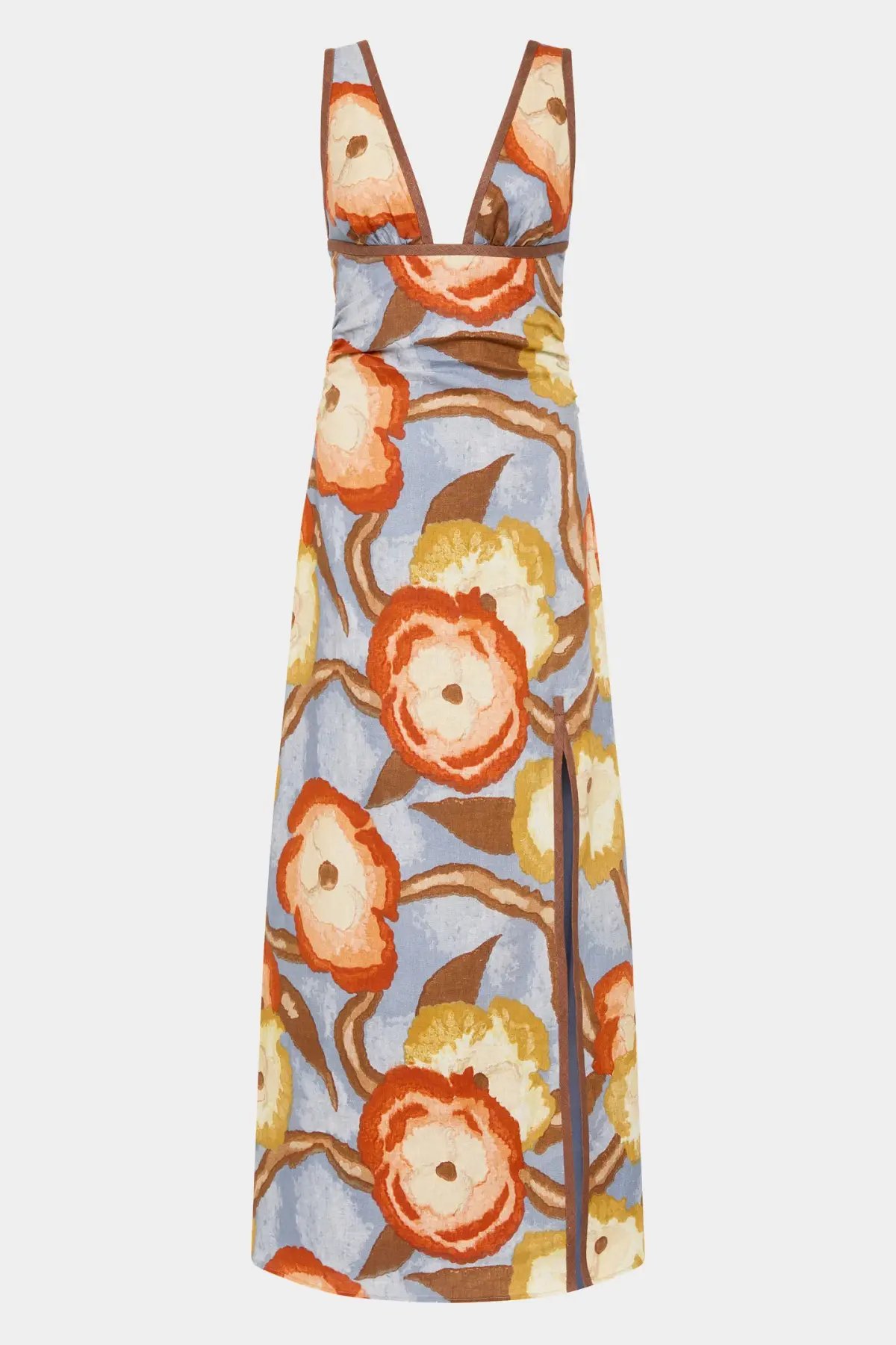 Sir the label Avery V Neck Midi Dress Camellia Size 8 photo 5