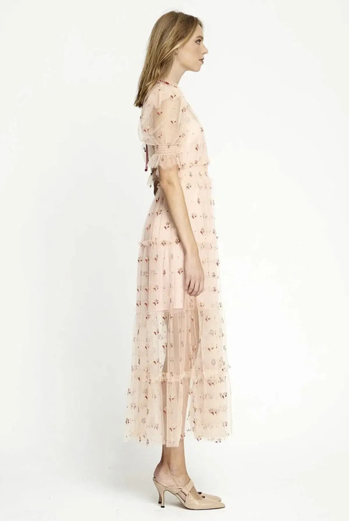 Alice McCall Cowboy Tears Midi Dress Pink Size AU 8 photo 2