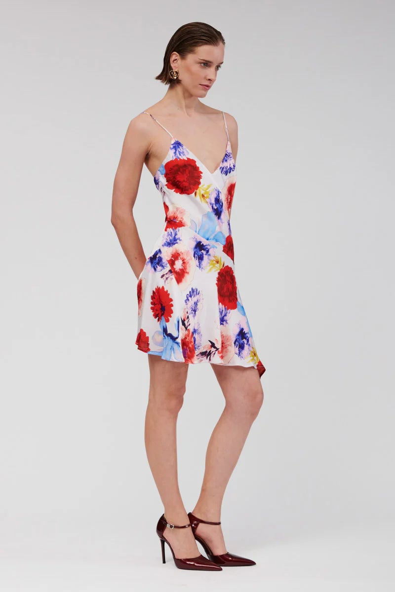 SUBOO AMIE SLIP MINI DRESS - PRINT photo 4