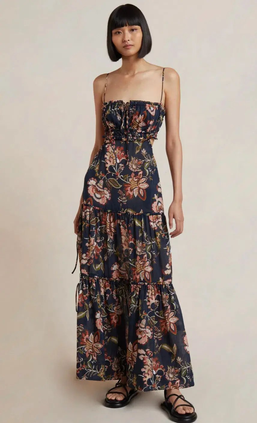 Bec & Bridge Lori Tie Maxi Dress Floral Size 8 photo 4