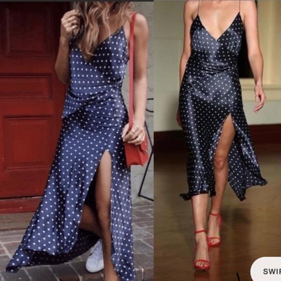 Bec and Bridge Bonjour dress navy spot size 10 photo 5