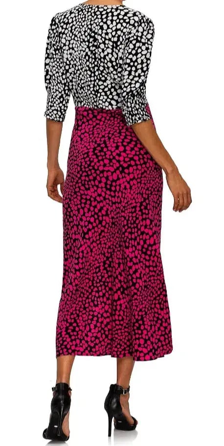 Rixo London Dress Animal Print Size 8 photo 2