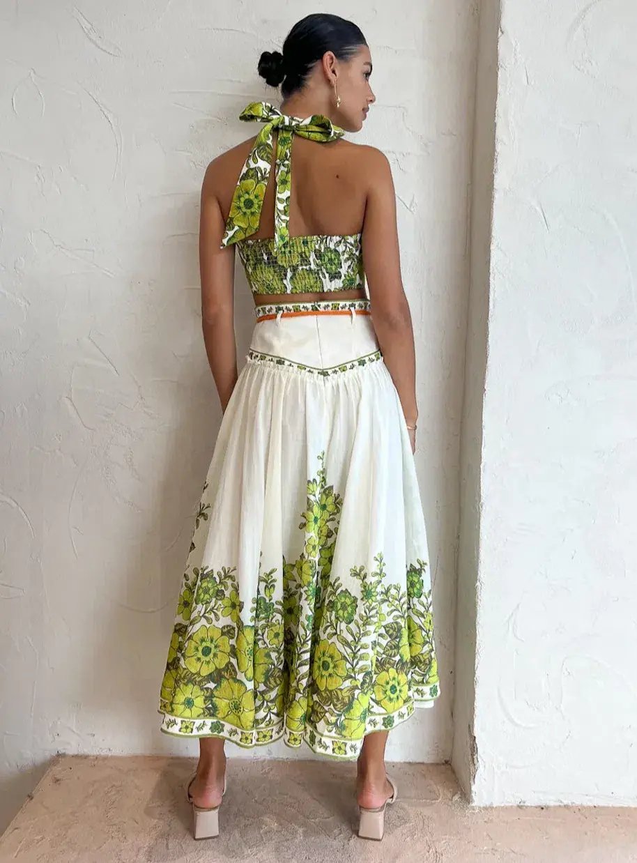 Alemais Wallis Bralette And Skirt Set Myrtle Size 8 photo 3
