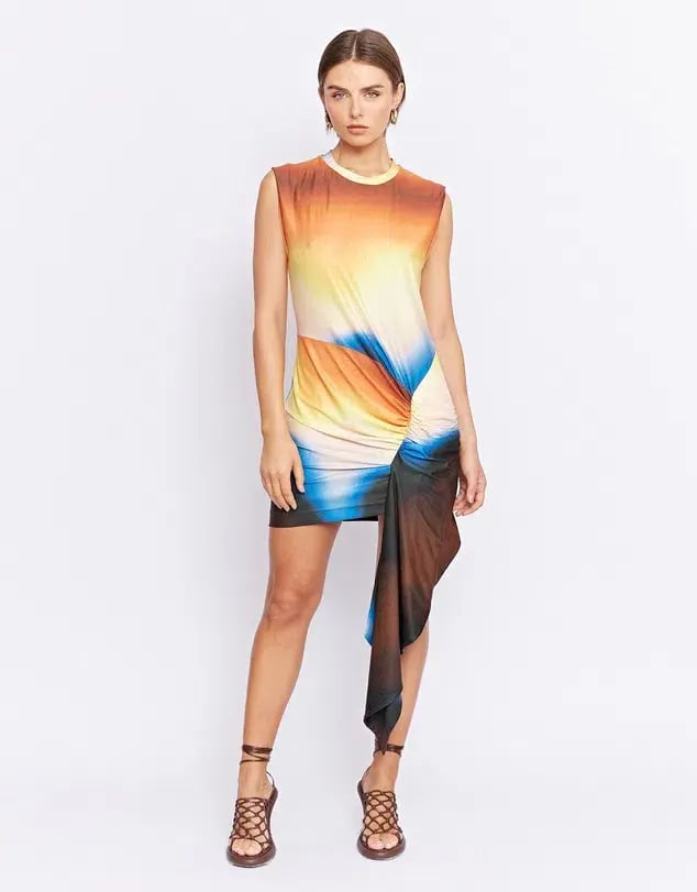 Pfeiffer Lexington Mini Dress in Earth Size L / AU 14 photo 2
