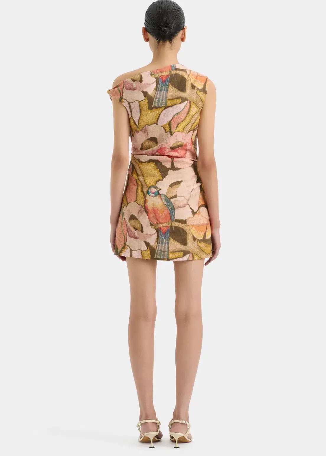Sir the Label Talulah Knot Mini Dress Sanderling Floral Size 12 photo 4