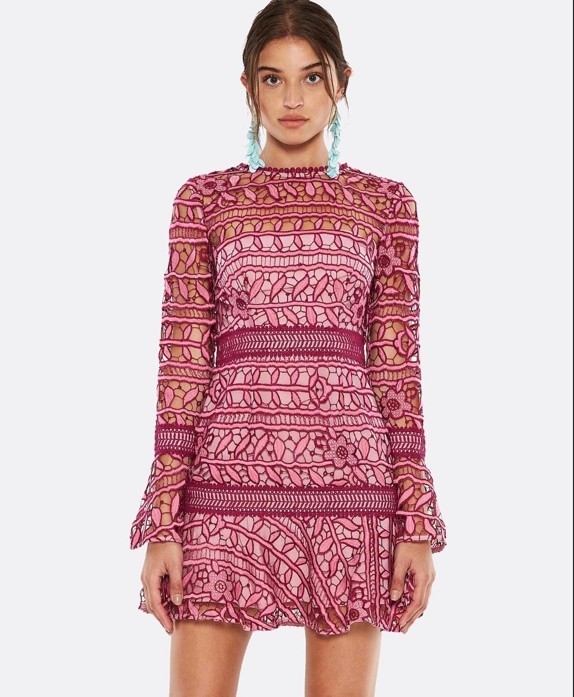 Tallulah Caprice Lace Mini Dress size 8 photo 3