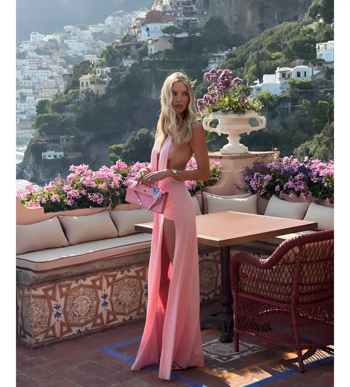 Natalie Rolt Winona Gown Blossom Pink Size 0 AU 6 photo 4
