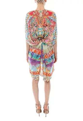 Camilla Casa Mila Belted Kaftan Dress Print Size 12 photo 2