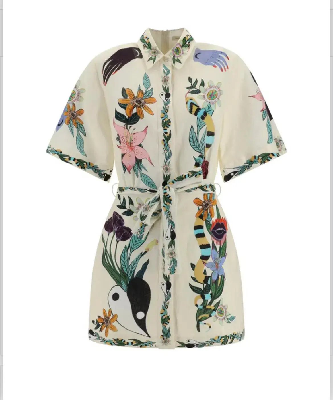 Alemais Megan Mini Dress Print Size 12 photo 3