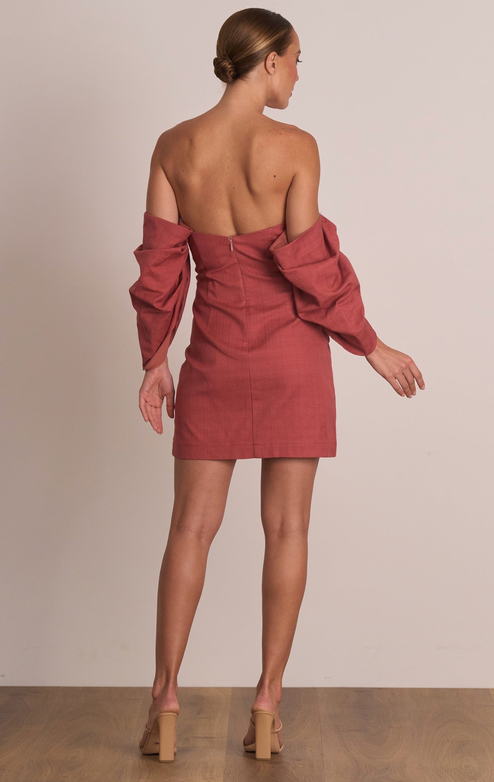PASDUCHAS PLATINUM PARTY DRESS - ROSEWOOD photo 5