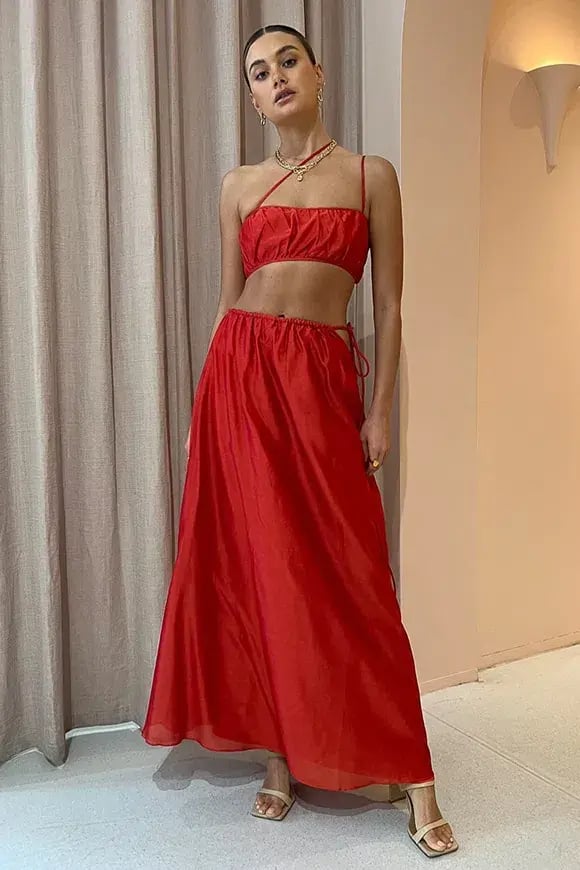 Sir the Label Lucelia Set Red Size 6 photo 4