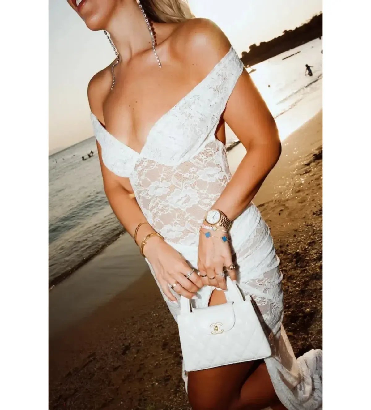 Natalie Rolt Aubrey Dress White Size AU 8 photo 4