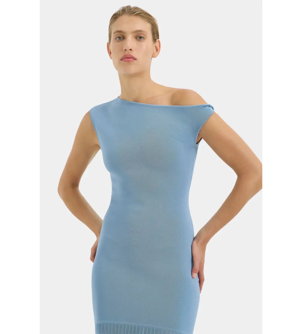 Sir Indigo Twist Dress in Blue Size 1 / AU 8 photo 4