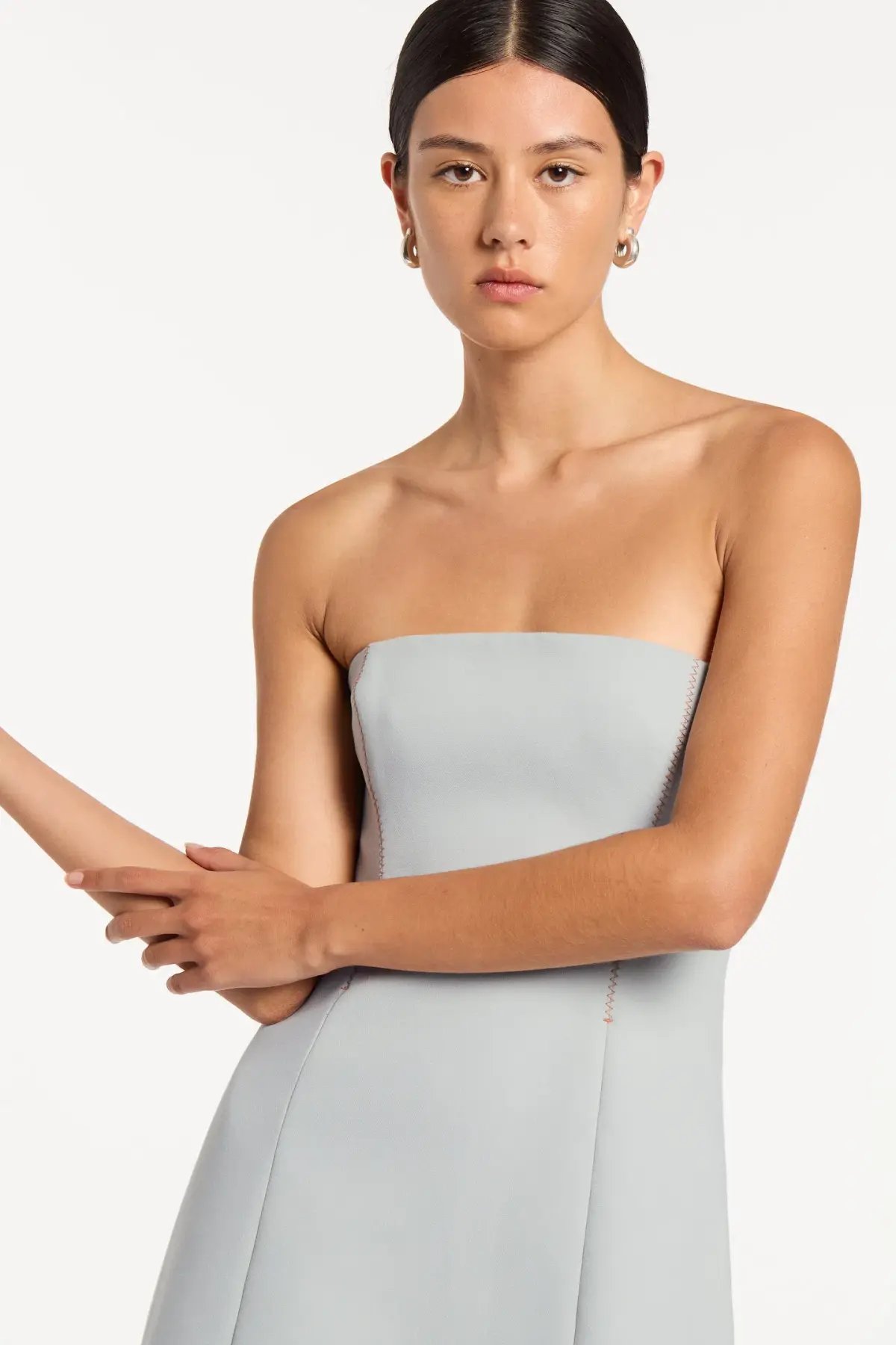 Sir the Label Sandrine Strapless Mini Dress Ice Blue Size 2 / AU 10 photo 2