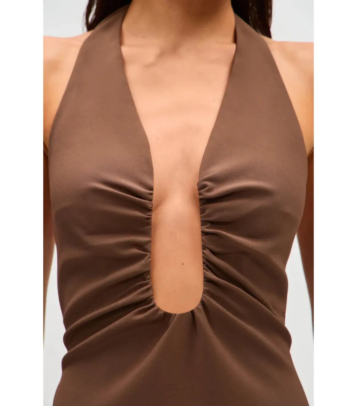 Misha The Alusia Dress Mink Size 6 photo 2