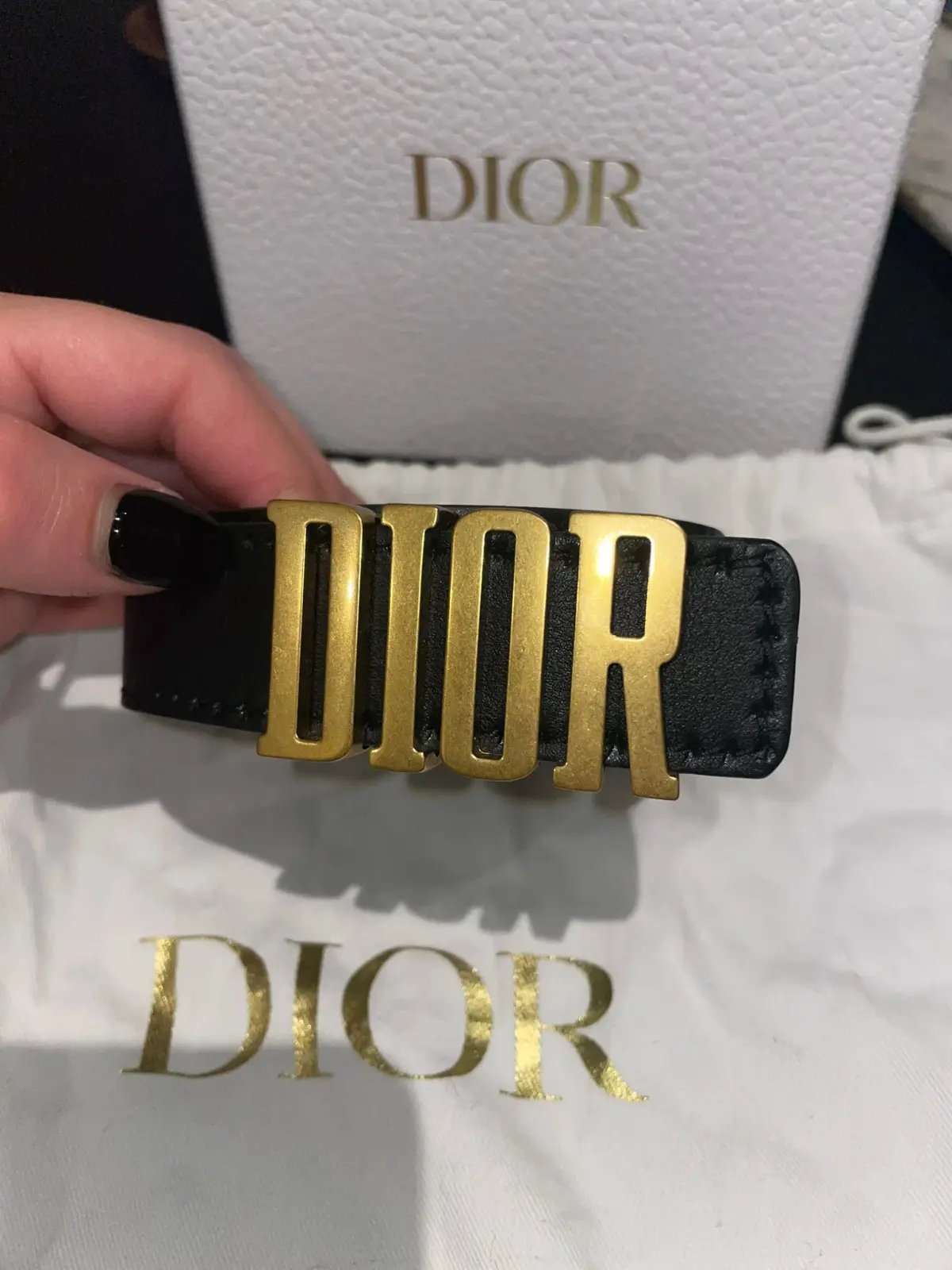 Dior D-Fence Belt Black photo 3
