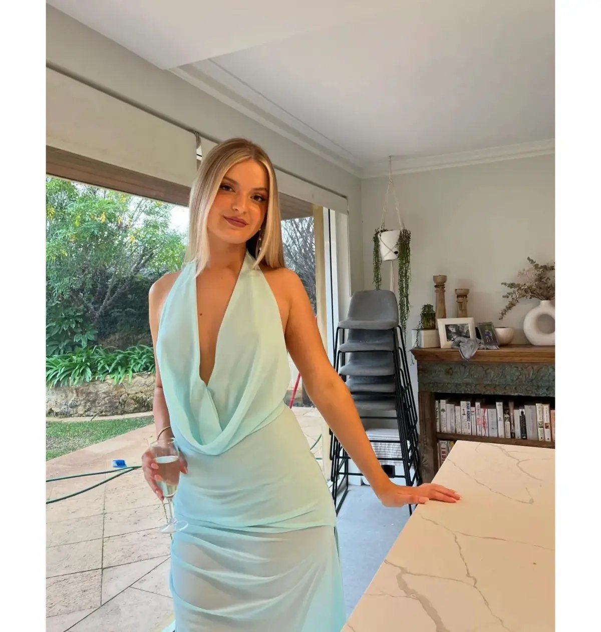 Natalie Rolt Anastasia Maxi Dress Blue Size 0 / AU 6 photo 2