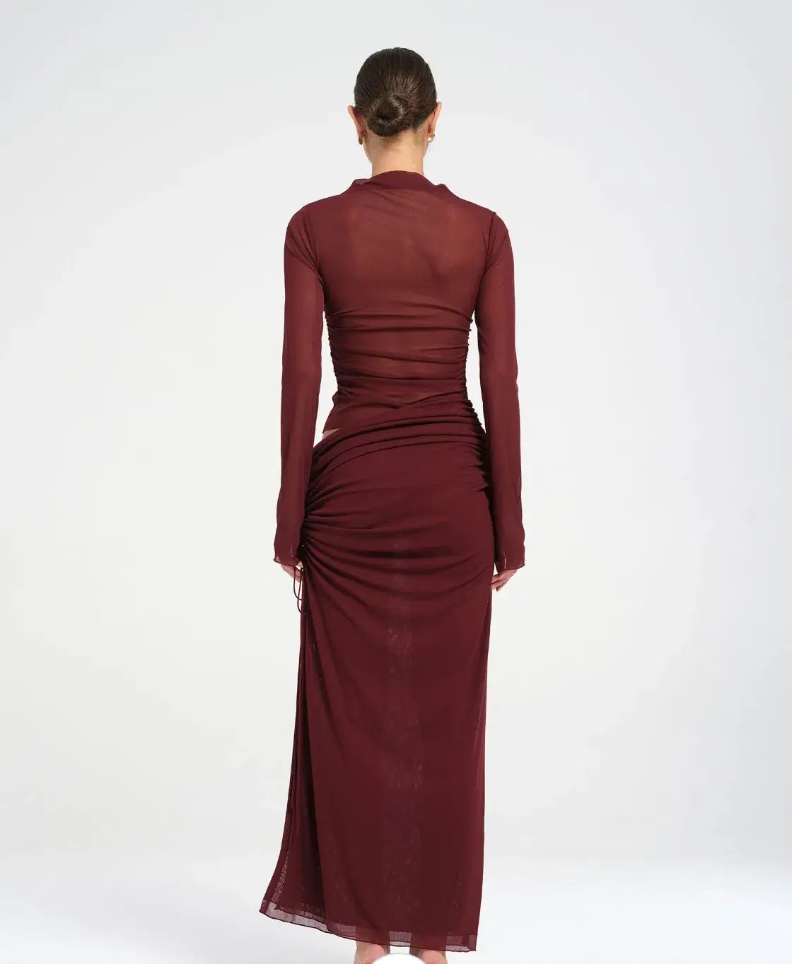 BENNI Mable Maxi Dress Plum Size S AU 8 photo 3