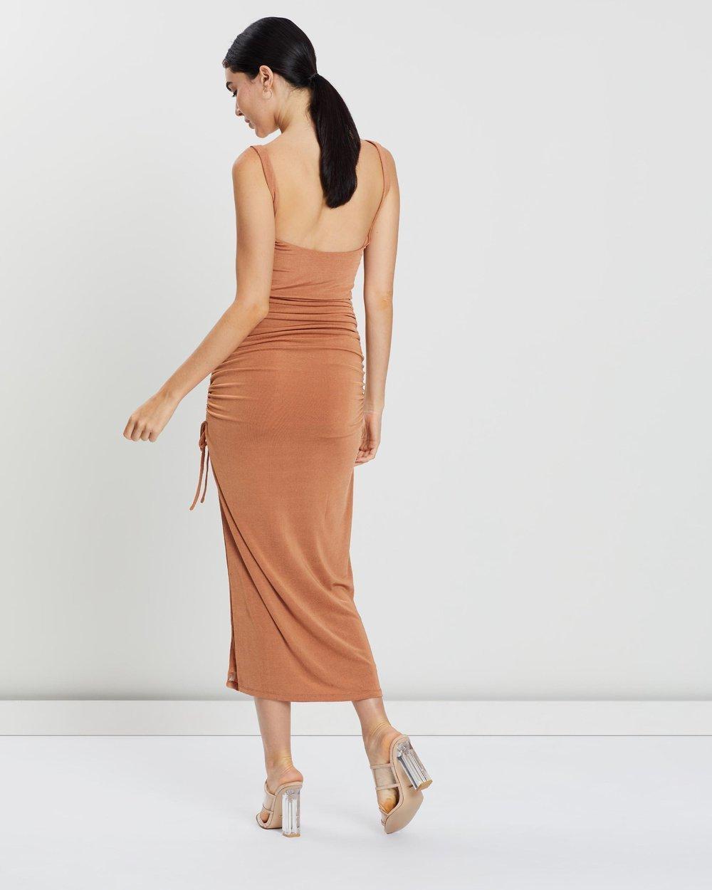 Misha Jacynta Dress Bronze Size 10 photo 5