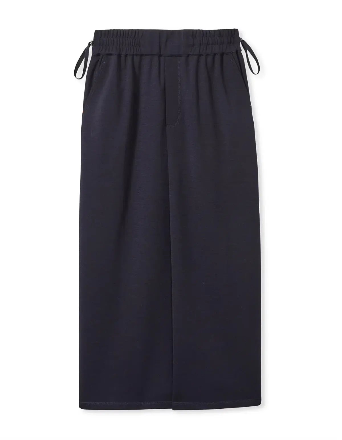 Reiss Nora Ruched Jersey Midi Skirt Navy Size AU 12 photo 4