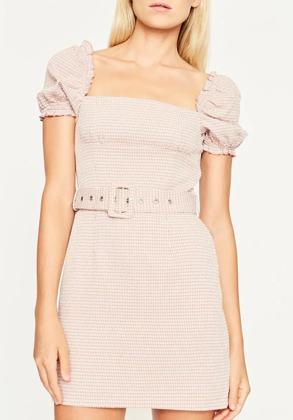 Hansen and Gretel Carlisle Dress in Blush Check Size 8 photo 2