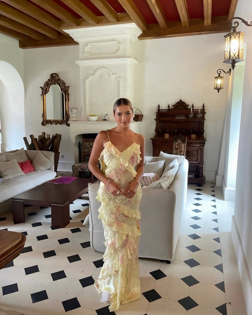LoveShackFancy Rialto Maxi Yellow photo 2