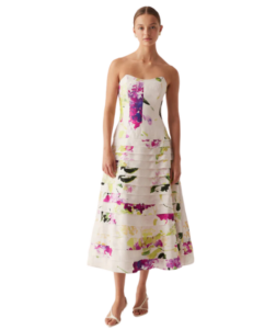 Aje Victoria Gown Wild Hydrangea photo 4