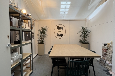 A light filled, creative co-work studio photo 6