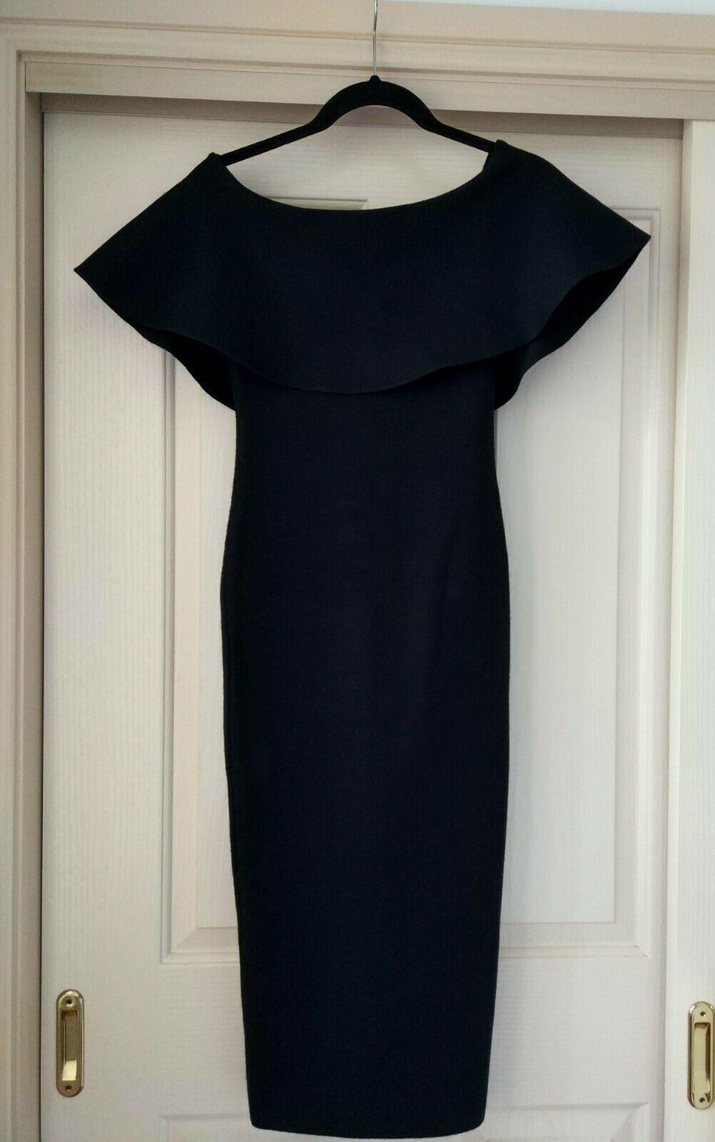 Sheike black dress off the shoulder size XS photo 2