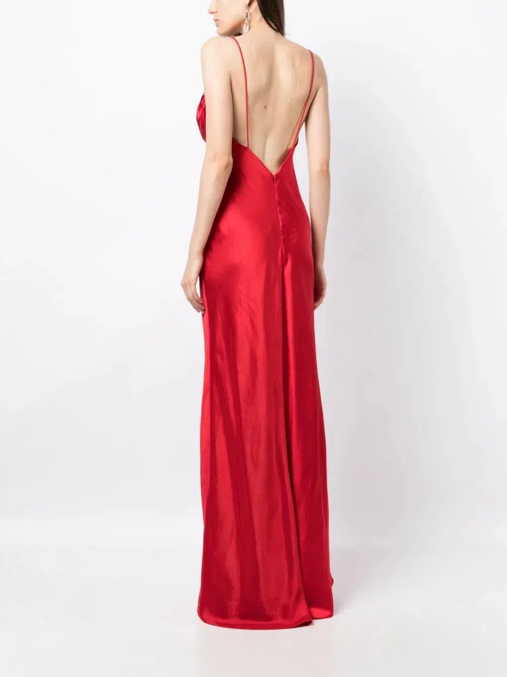 Rachel Gilbert Skyla Gown in Cherry Size 8 photo 3