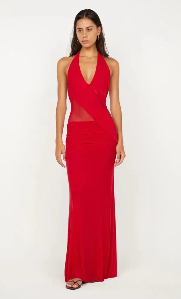 BEC AND BRIDGE DEIJA HALTER MAXI DRESS SIZE 8 photo 2