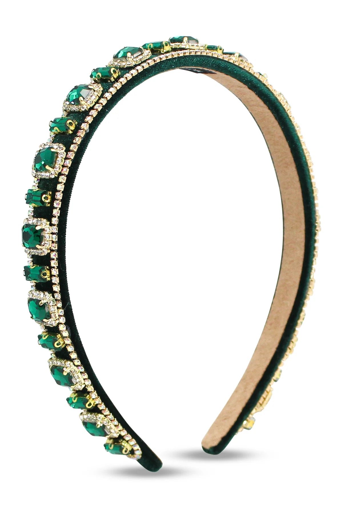 MORGAN & TAYLOR SABINE HEADBAND - EMERALD photo 4