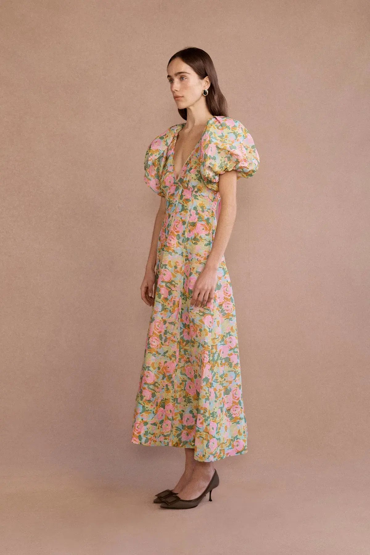 Lovaan Lorna Dress Sienna Floral Size 8 photo 3