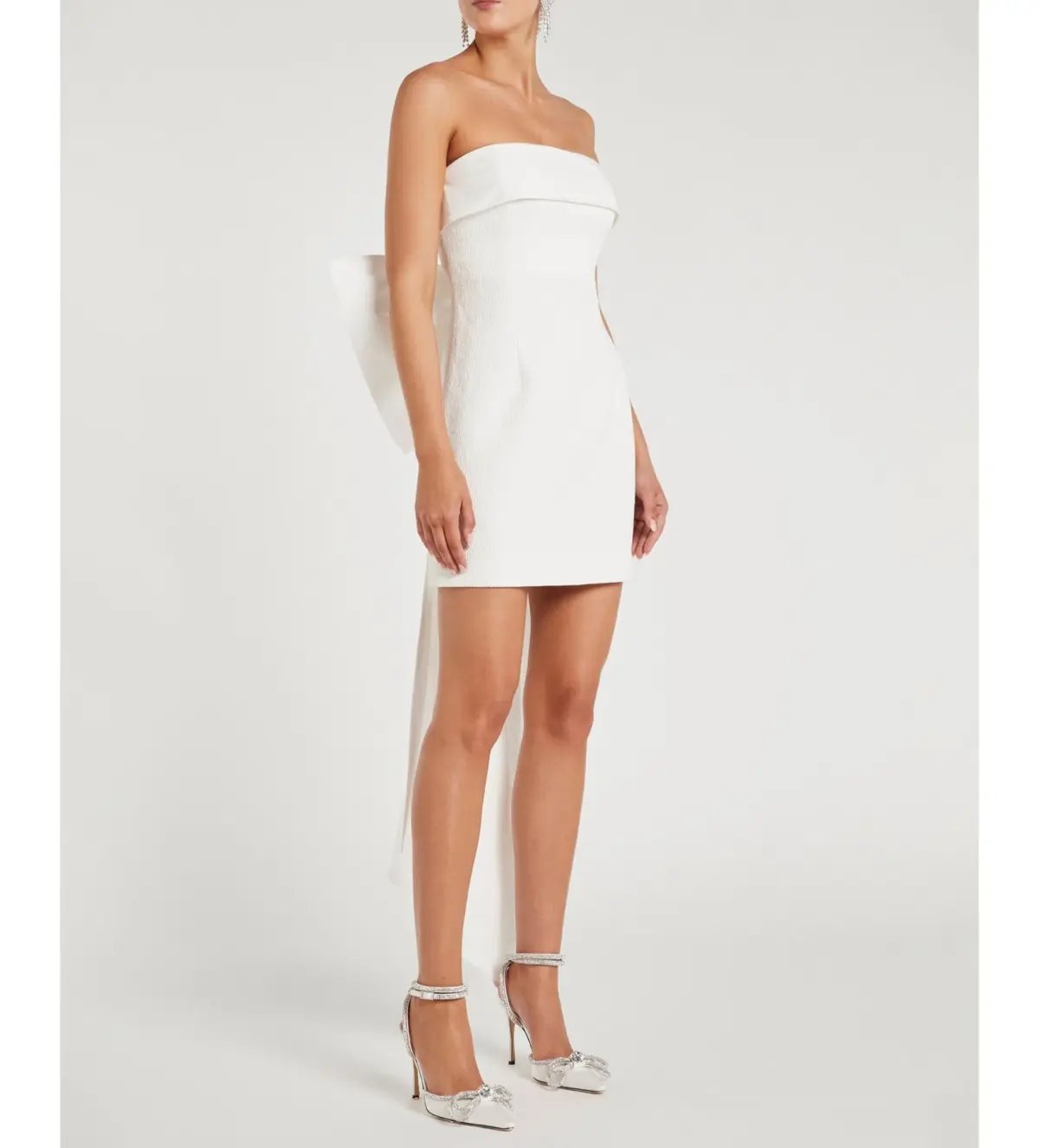 Rebecca Vallance Madeline Mini Dress Ivory Size AU 12 photo 3