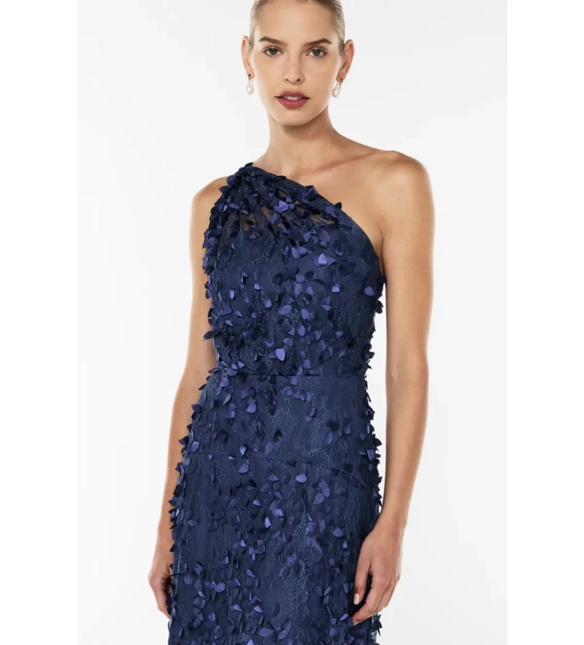 Manning Cartell Enchantment One Shoulder Maxi Dress Royal Blue Size AU 14 photo 4
