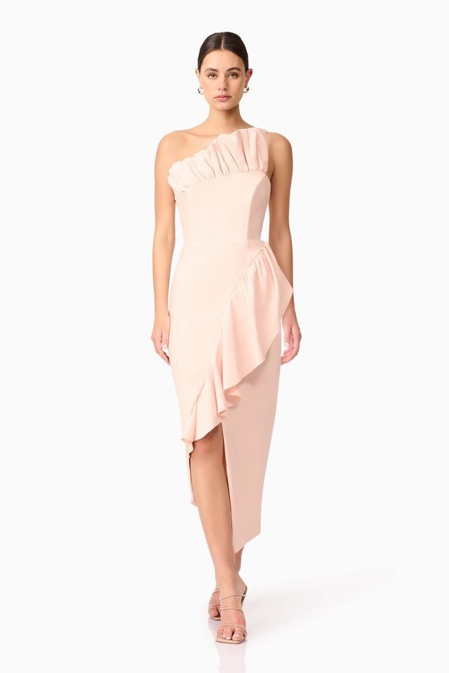 Elliatt Ava Midi Dress - Soft Pink photo 2