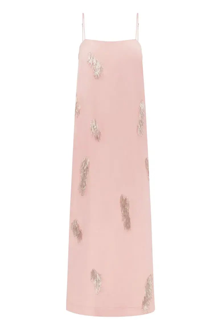 Alemais Cindy Embellished Slip Dress Pink Size 16 photo 5