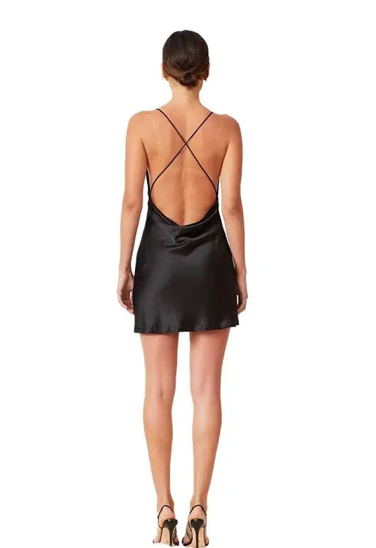 Bec & Bridge Pearl Bay Mini Dress Black Size AU 10 photo 5