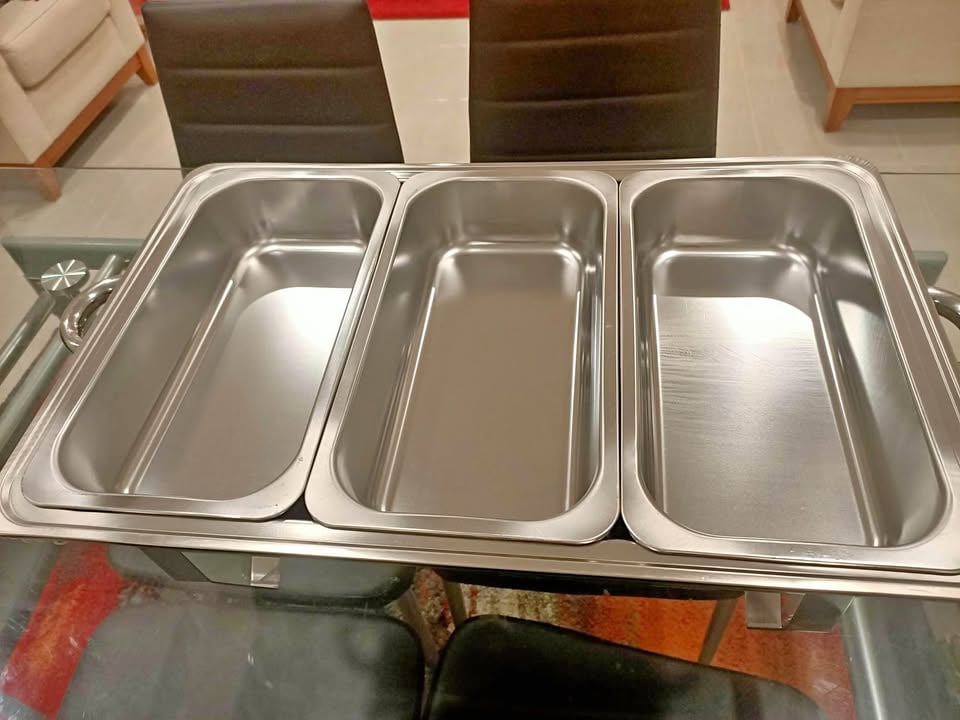 Regular chafing dishes/ Bain Marie/ buffet dishes/ chairs/ tables/ fuels etc for hire photo 3