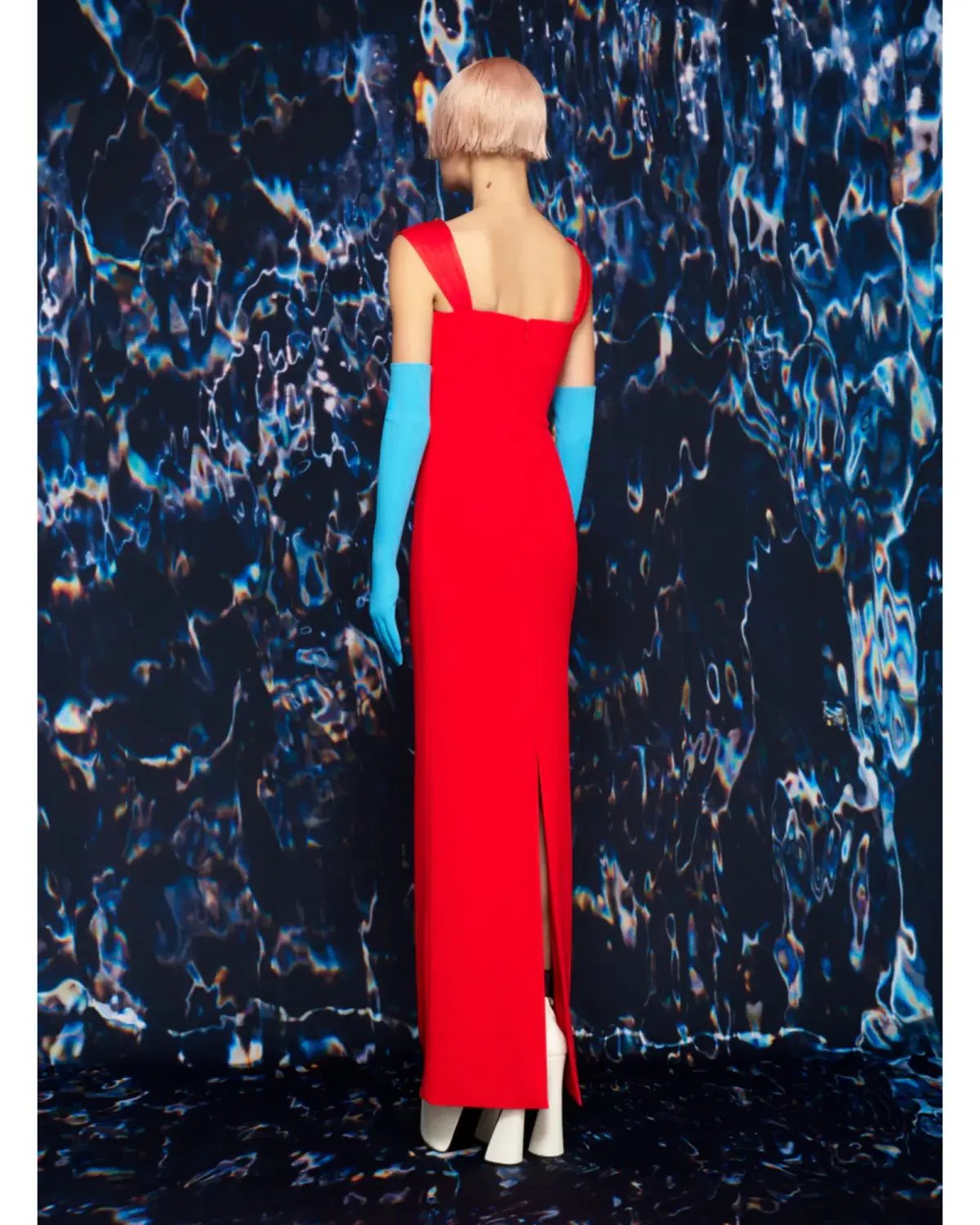 Solace London Calluna Maxi Dress in Red Size AU 4 photo 2