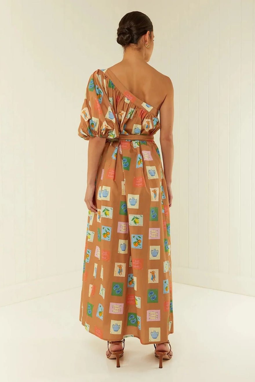 Palm Noosa Lotus Maxi Dress Brown Emblem photo 4