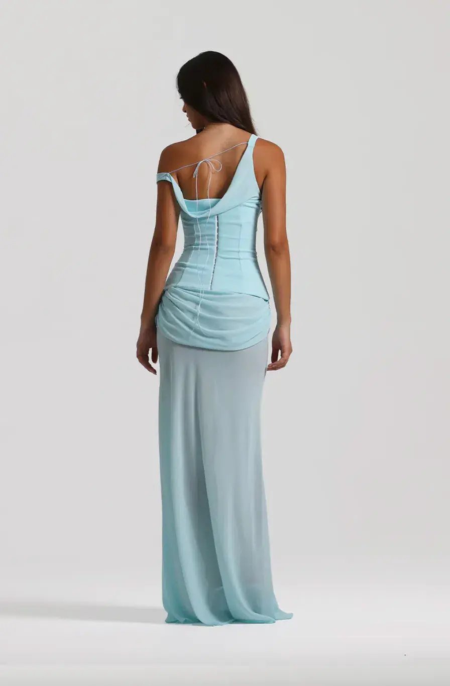 Natalie rolt, Cadence Gown, baby blue, size 8 photo 3