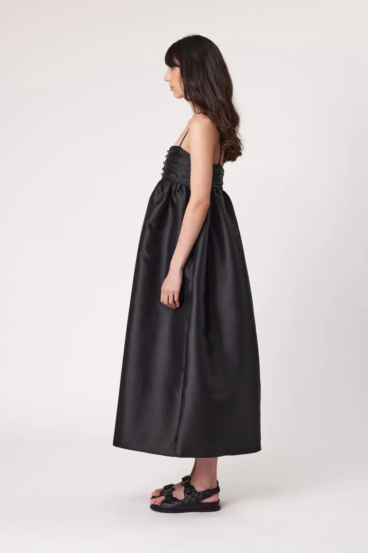 Remain Sloane Dress Maxi Black Size 12 photo 3